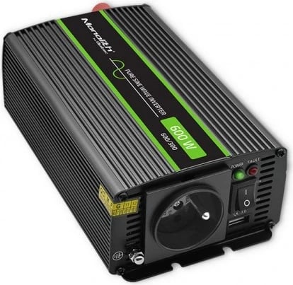Adaptor/Inverter për Makinë Qoltec Monolith, 600 W
