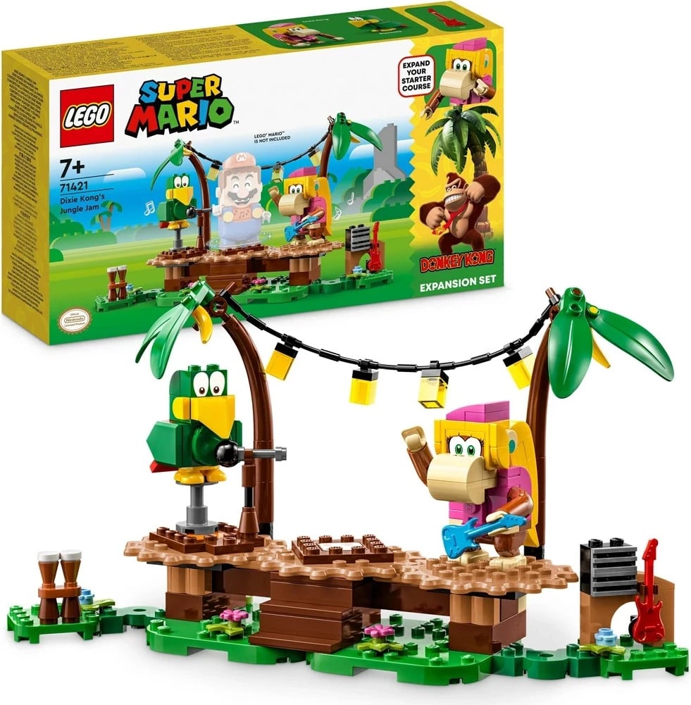 Set LEGO Super Mario 71421, Dixie Kong's Jungle Jam