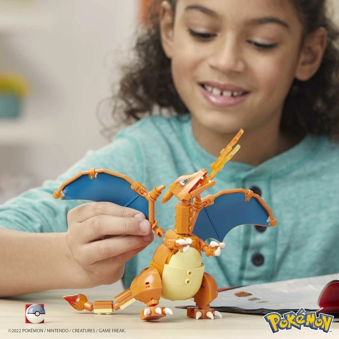 Set ndërtimi MATTEL MEGA Pokémon Charizard, Blu