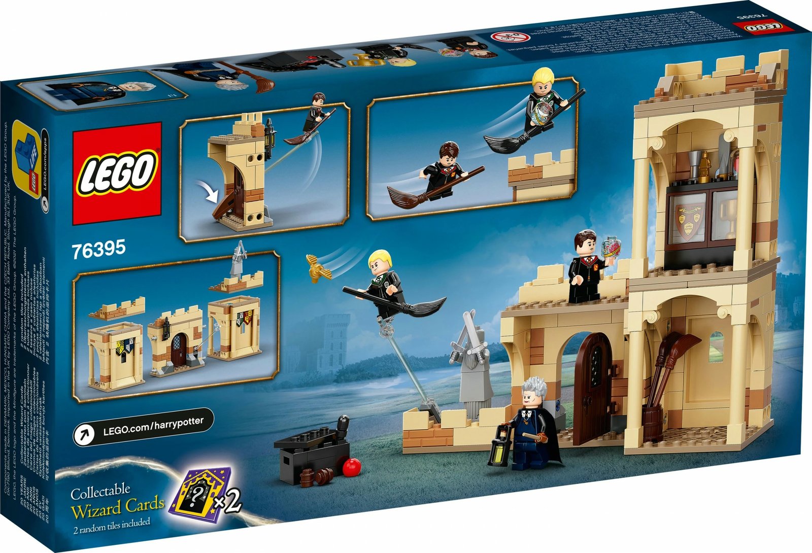 Set ndërtimi LEGO Harry Potter Hogwarts™: Mësimi i parë i fluturimit, 7 vjeç e lart, 264 pjesë, shumëngjyrësh