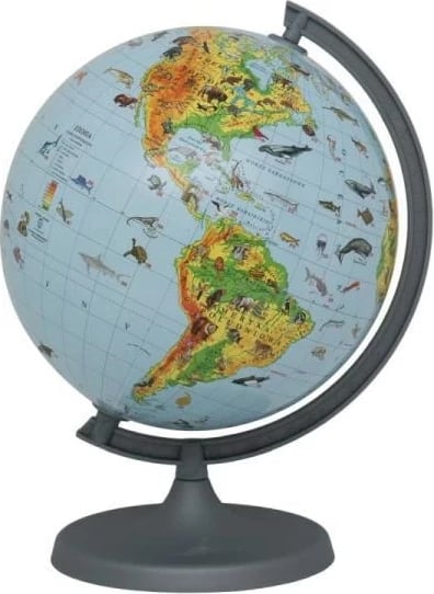 Glob zoologjik me aplikacione, 25cm