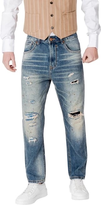 Jeans për meshkuj Gianni Lupo, blu
