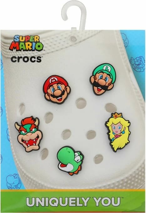 Aksesorë për Crocs, Jibbitz me Super Mario për fëmijë
