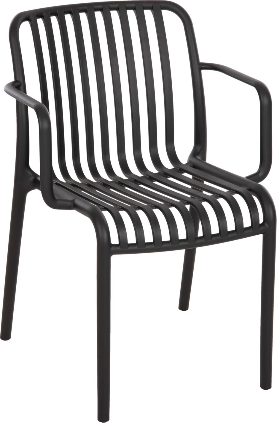 Karrige e jashtme CONVEE FH6105.02 polipropileni e zezë 55x56x79H cm