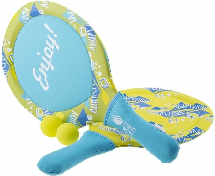 Set pingpongu Aquawave Silgur për të gjithë, blu dhe të verdhë