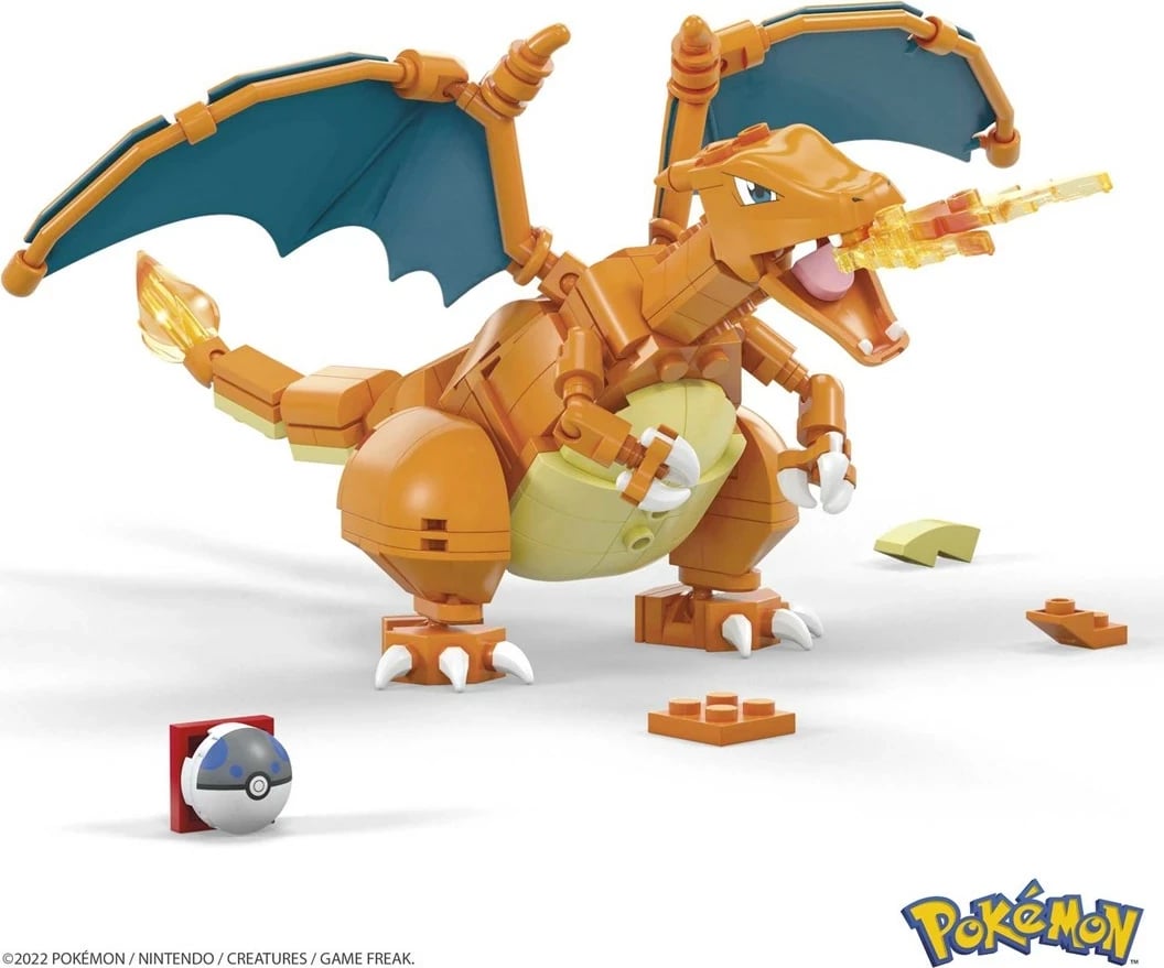 Set ndërtimi MATTEL MEGA Pokémon Charizard, Blu