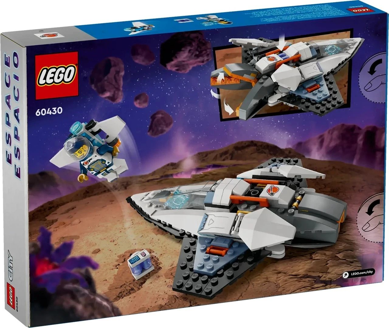 Set LEGO City 60430 Interstellar Spaceship, 240 pjesë