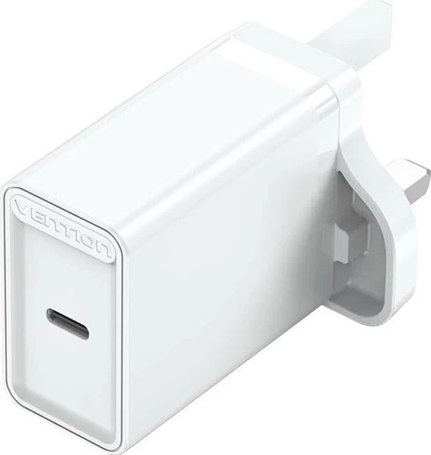 Karikues rrjeti Vention FADX0 USB-C, 20W, i bardhë