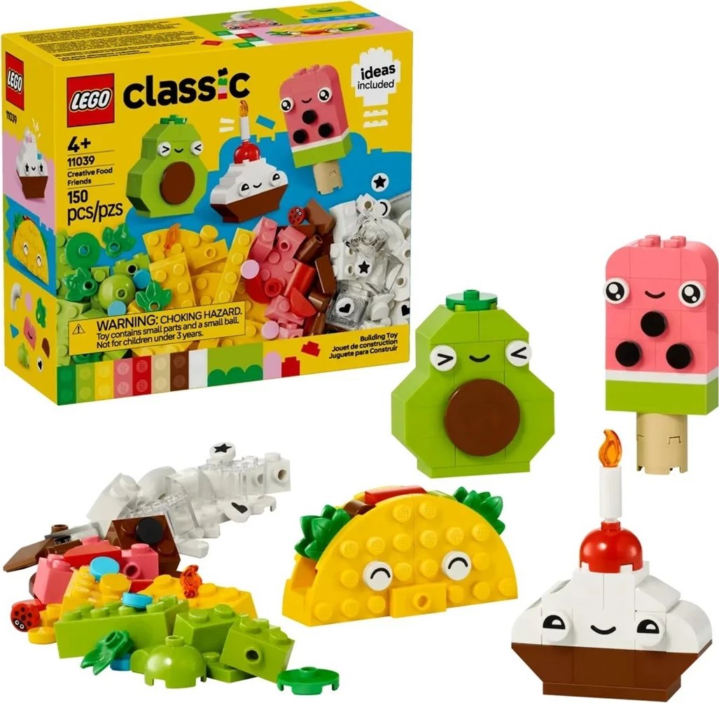 Lego Classic 11039 Creative Food Friends, 150 pjesë