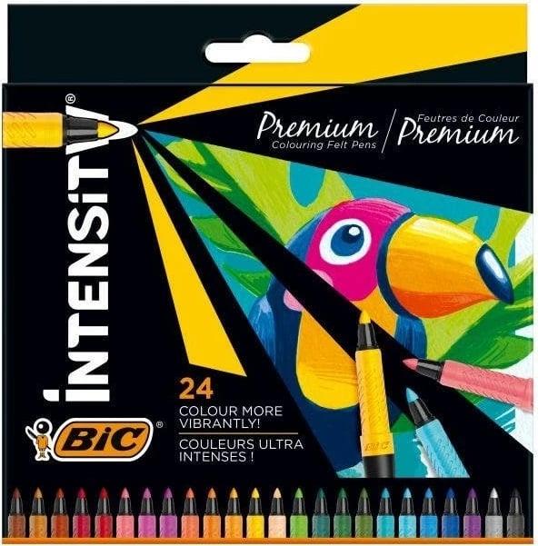 Markera BIC Intensity, 24 copë, Fine tip, Multicolour