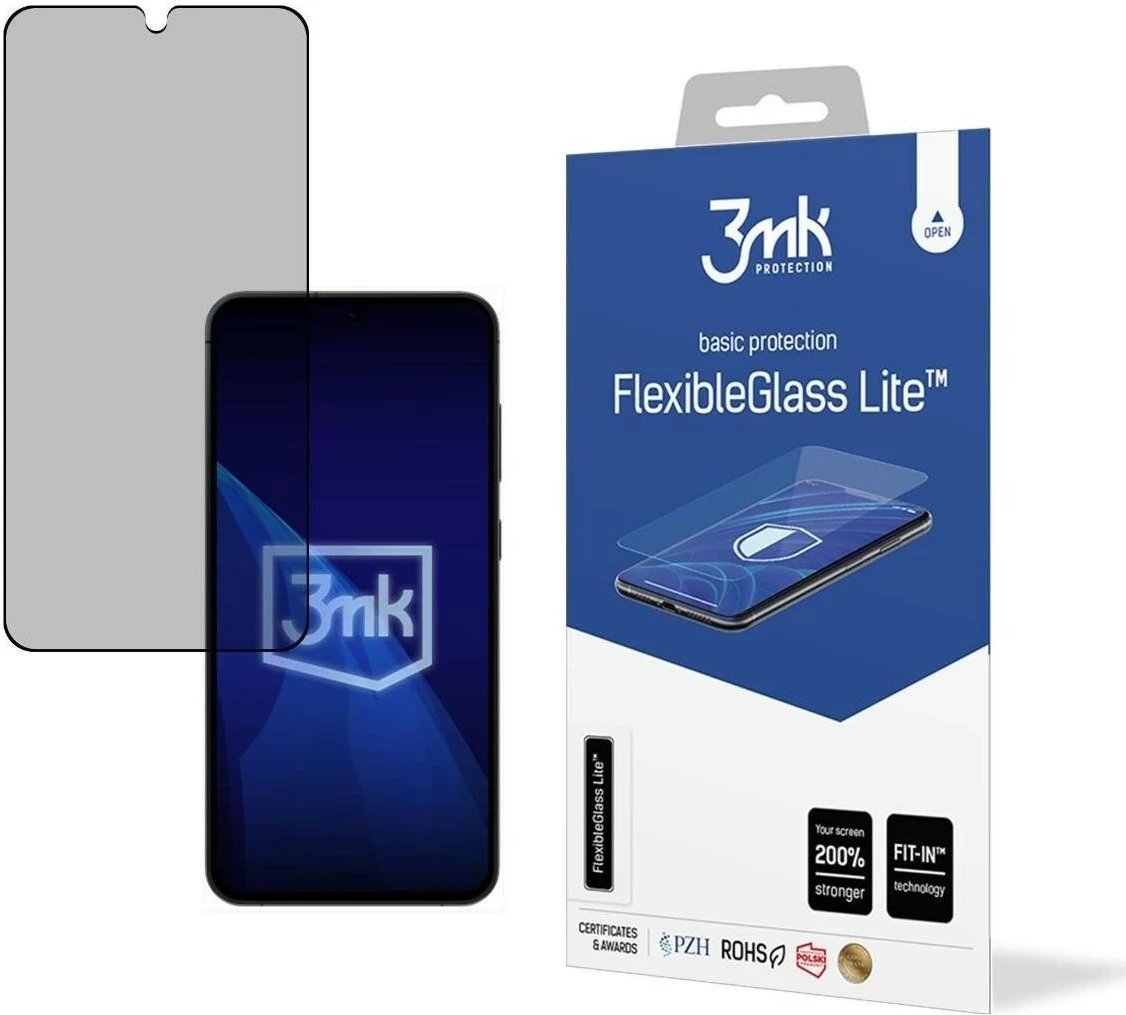 Xham mbrojtës 3MK FlexibleGlass Lite Samsung Galaxy S25+ transparent