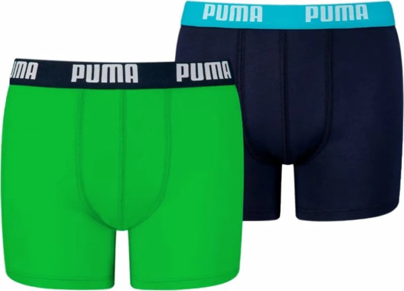 Të brendshme për fëmijë Puma, blu marin dhe jeshil