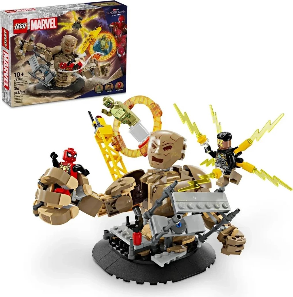 Set Lego Marvel 76280 Spider-Man vs Sandman Final Battle