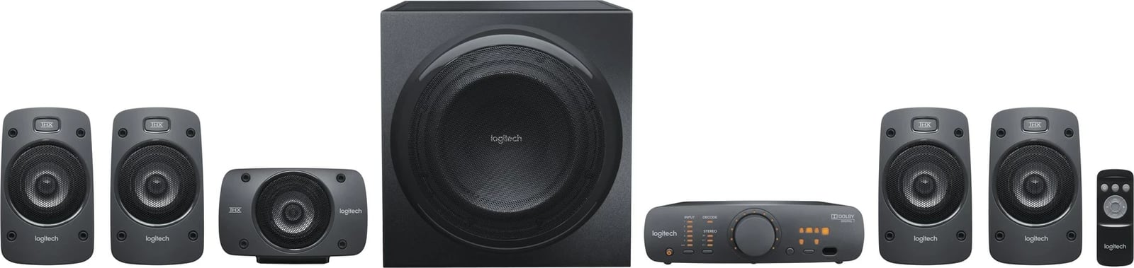 Logitech Surround Sound Speakers Z906 500 W Black 5.1 channels