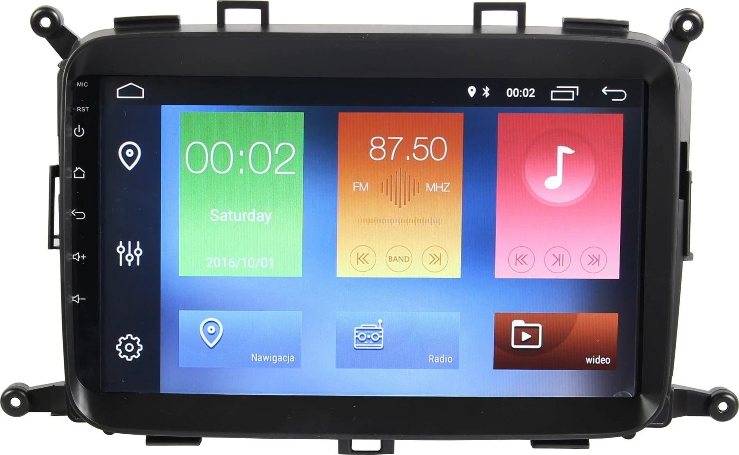Radio GPS navigacioni për Kia Carens 2013-2018, Android, No name