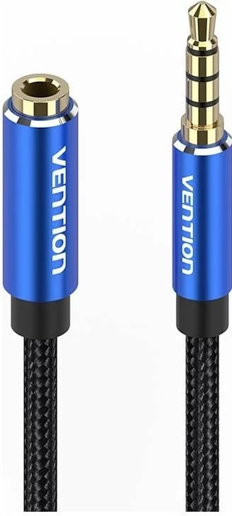 Kabel audio Vention mini Jack 3.5mm, 5m, zi-kaltër