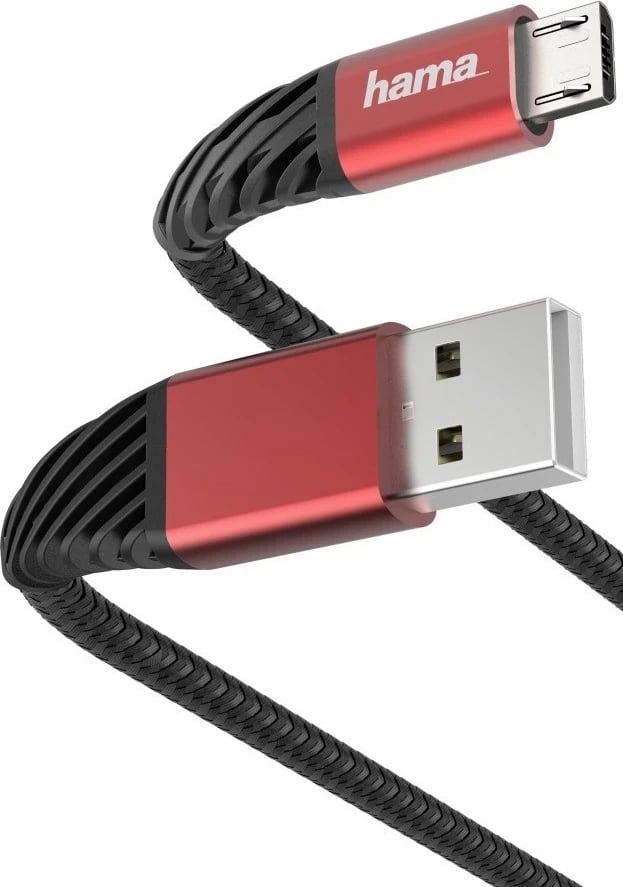 Kabllo për ngarkim dhe të dhëna Hama Extreme Micro USB 1.5m, e zezë