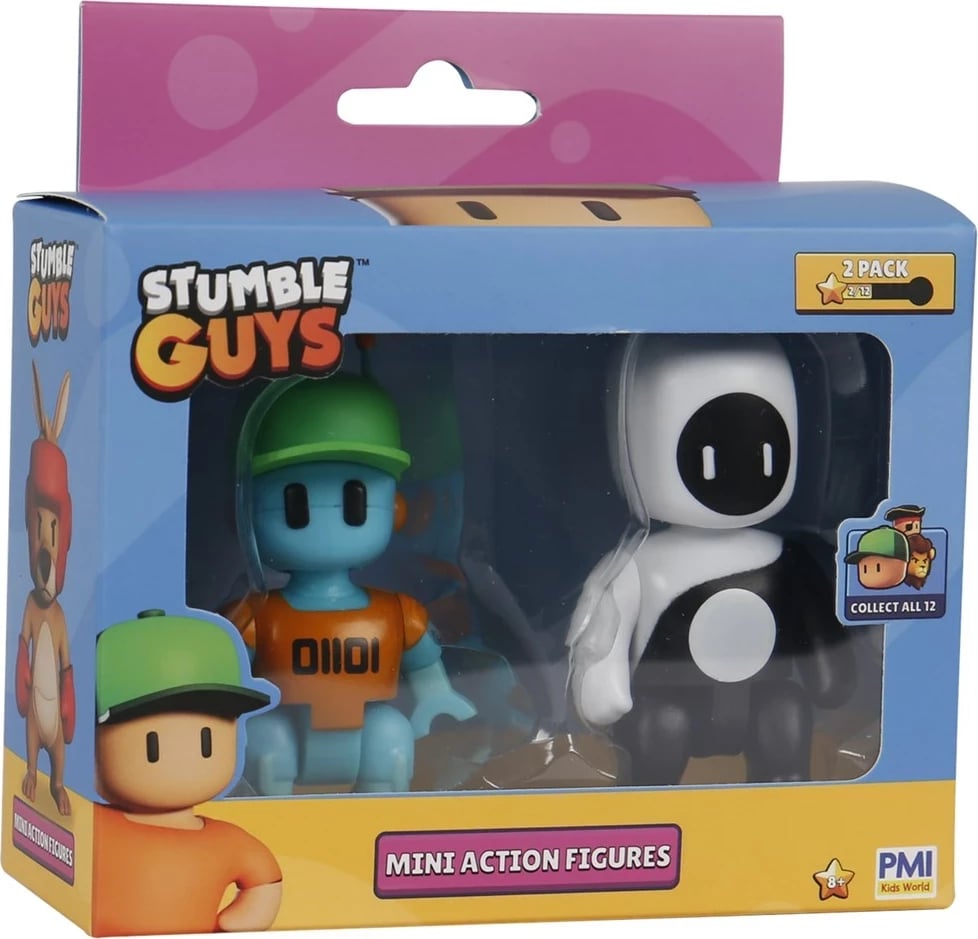 Figura aksioni mini Stumble Guys, P.M.I. Kids World, 2 copë