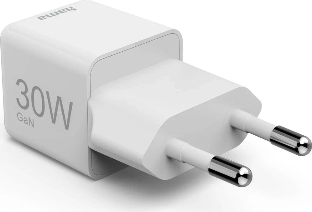 Karikues rrjeti Hama supermini 30W GaN PD/QC 1x USB-C, bardhë