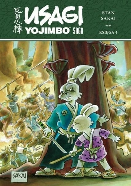 Libër Egmont Usagi Yojimbo Saga, volumi 4, 616 faqe, Polonisht