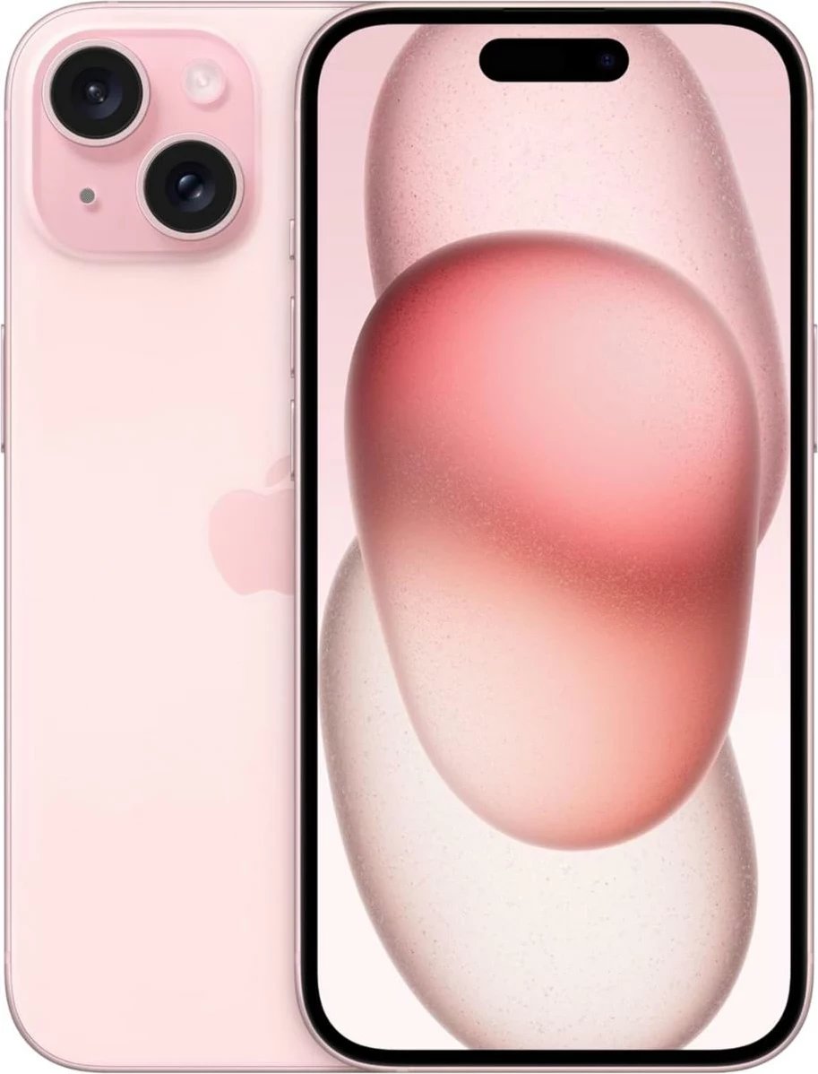 Apple iPhone 15, 6.1", 256GB, rozë