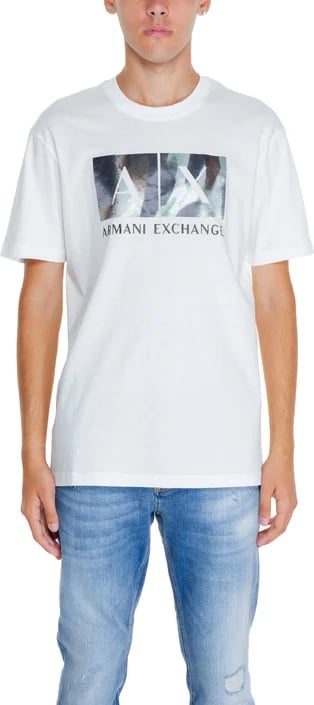 Maicë Armani Exchange Uomo, e bardhë