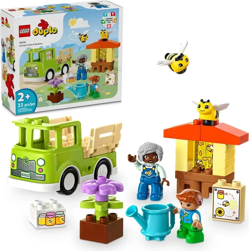 Set LEGO DUPLO 10419, Bletët dhe Koshnjat, për fëmijë 2+ vjet