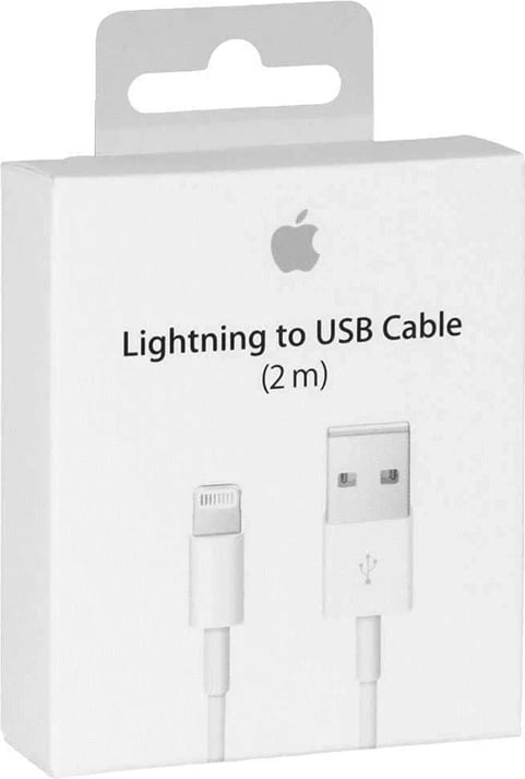 Kabllo Apple Lightning në USB-A 2m MD819ZM/A, bardhë