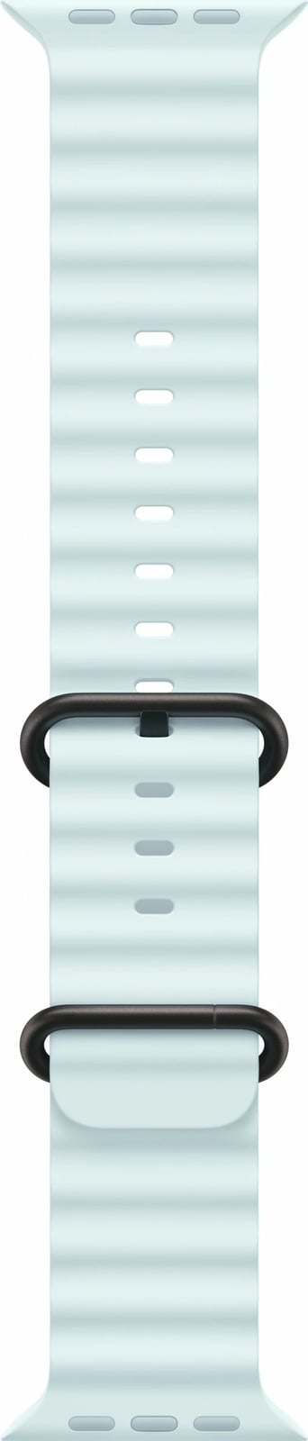 Rrip Apple OceanBand 49mm, Ngjyrë Ice Blue, Përfundim Titanium i Zi