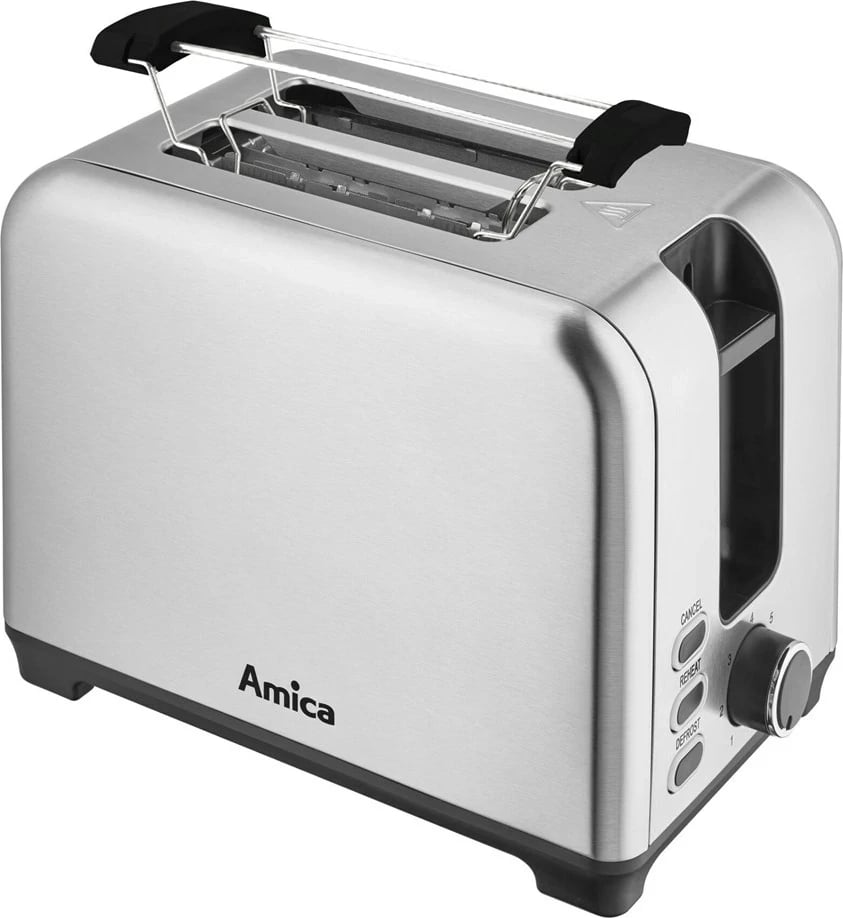 Toaster Amica TF 3043, 2 feta, 780-930 W, Inox