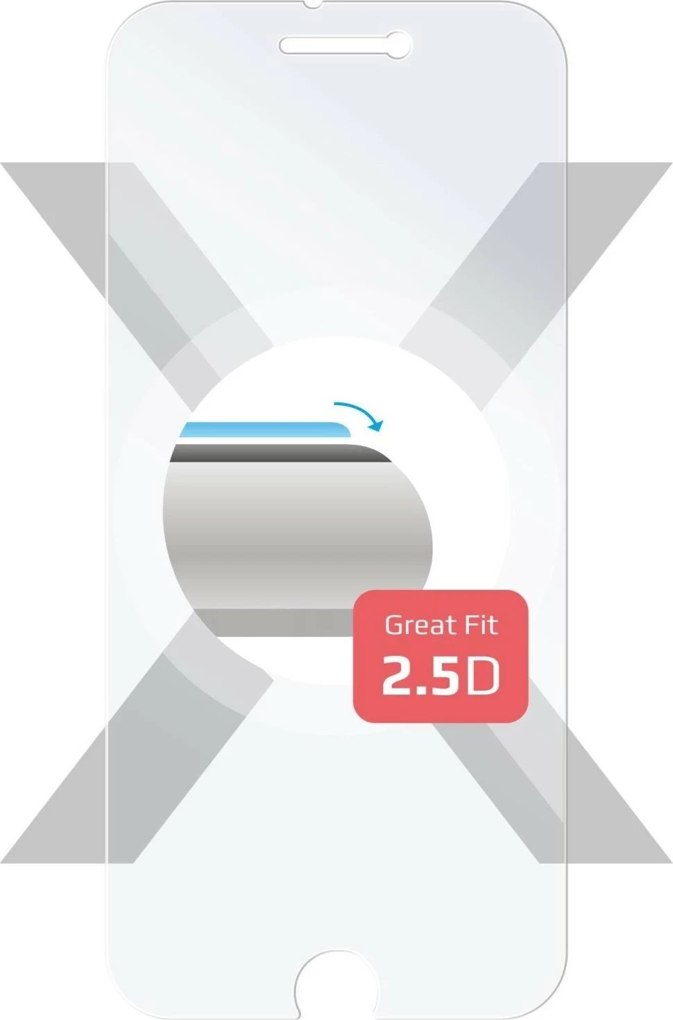 Mbështjellës ekrani Fixed për Apple iPhone 6/6s/7/8/SE (2020/2022), transparent