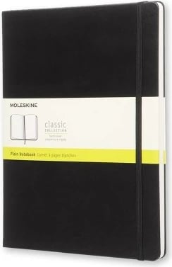 Fletore shkrimi Moleskine, A4, 192 fletë, E zezë