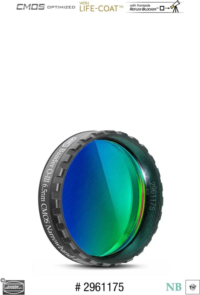 Filtër Baader O-III 1.25" (6.5nm) për teleskop