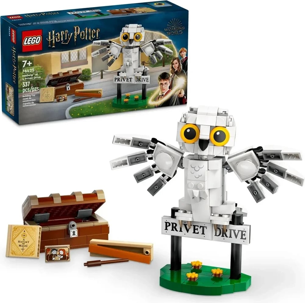 Set LEGO Harry Potter 76425 Hedwig te 4 Privet Drive