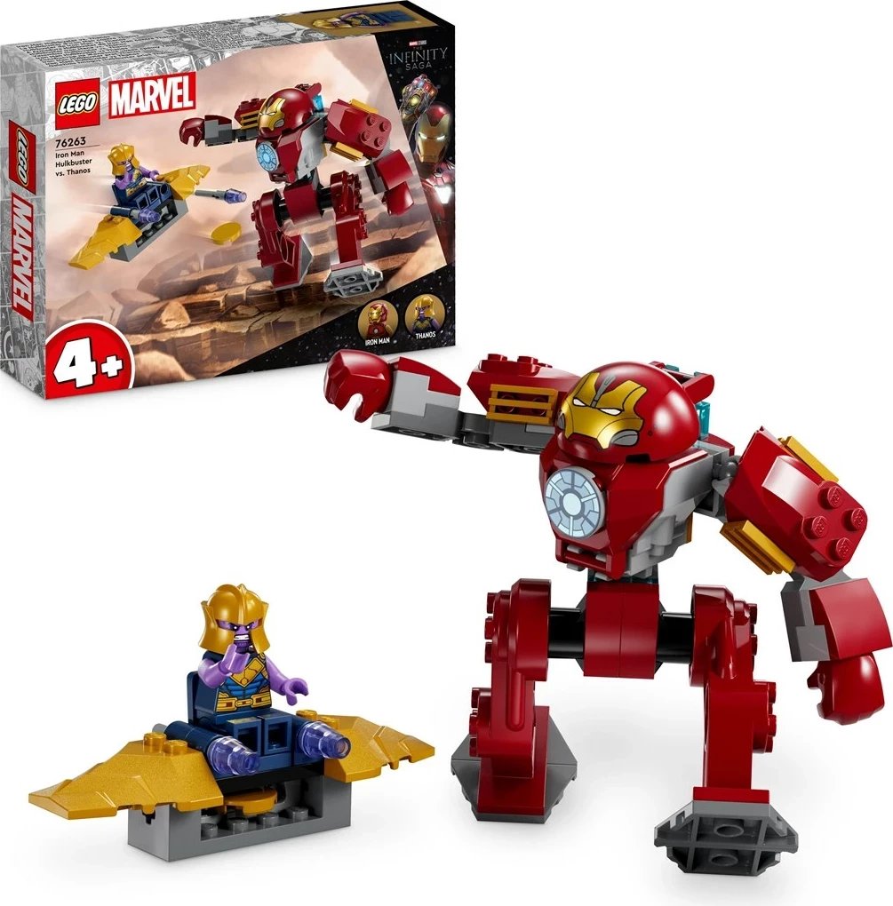 Set LEGO Marvel 76263, për fëmijë, 4+ vjeç, me figura ndërtuese