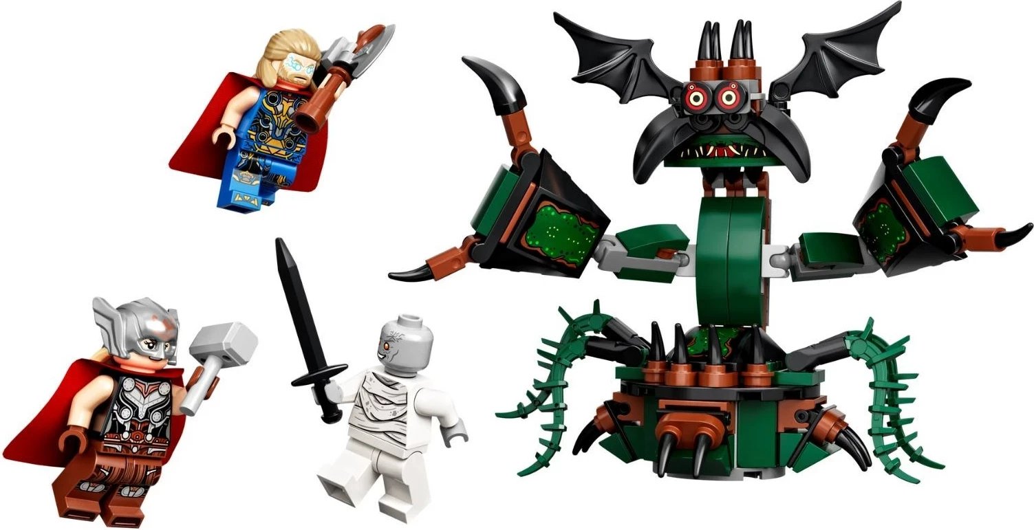 Set LEGO Super Heroes 76207, Attack on New Asgard, 159 pjesë