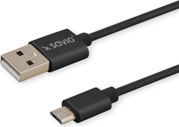 Kabllo USB Savio CL-129, 2m, e zezë