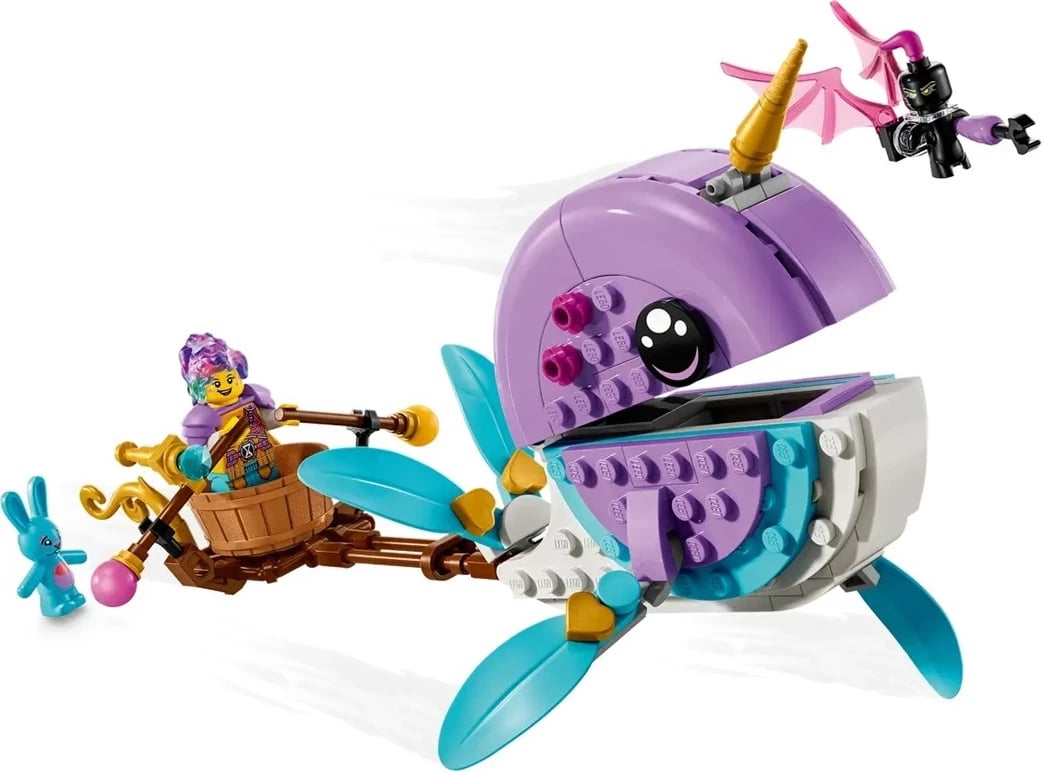 Set LEGO DREAMZZZ 71472, Balonë me ajër të nxehtë Narval, 156 pjesë