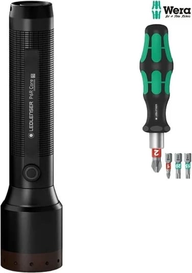 Dritë dore Ledlenser P6R Core + set WERA