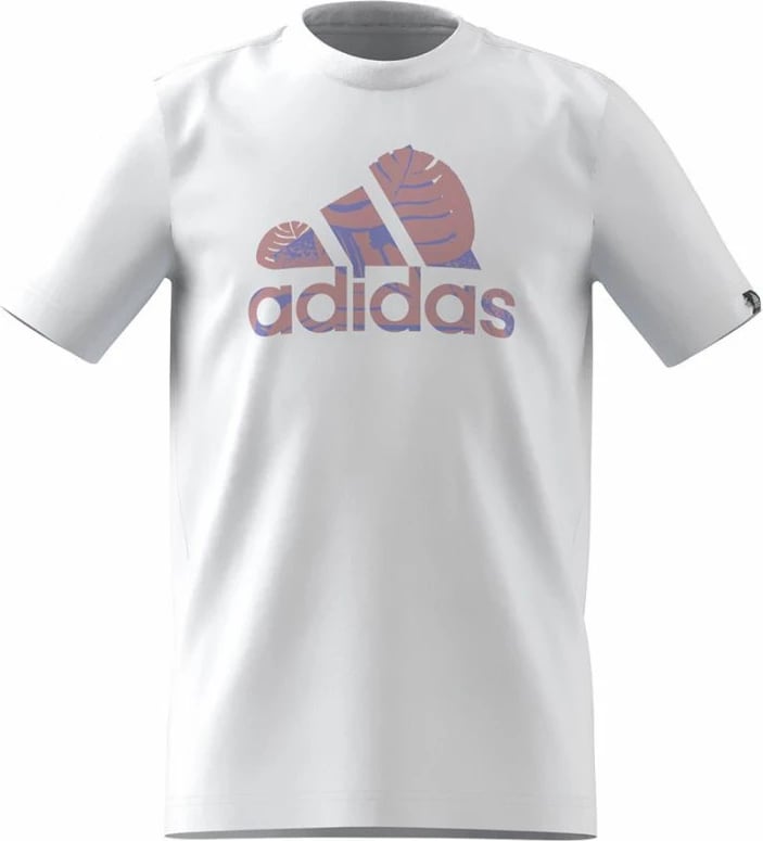 Maicë për vajza adidas, e bardhë