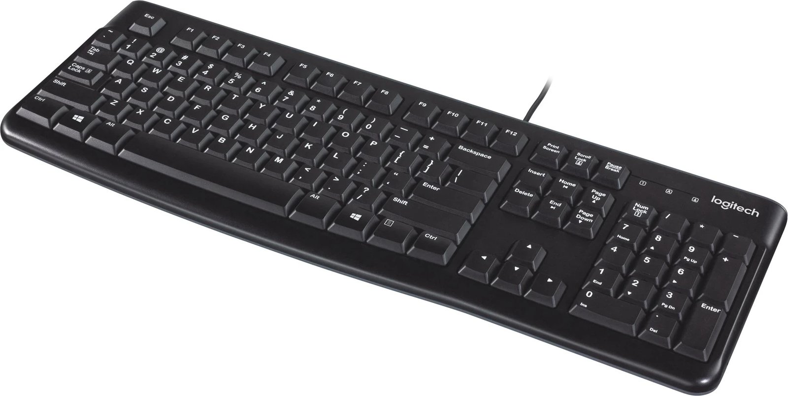 Tastierë Logitech K120, e zezë