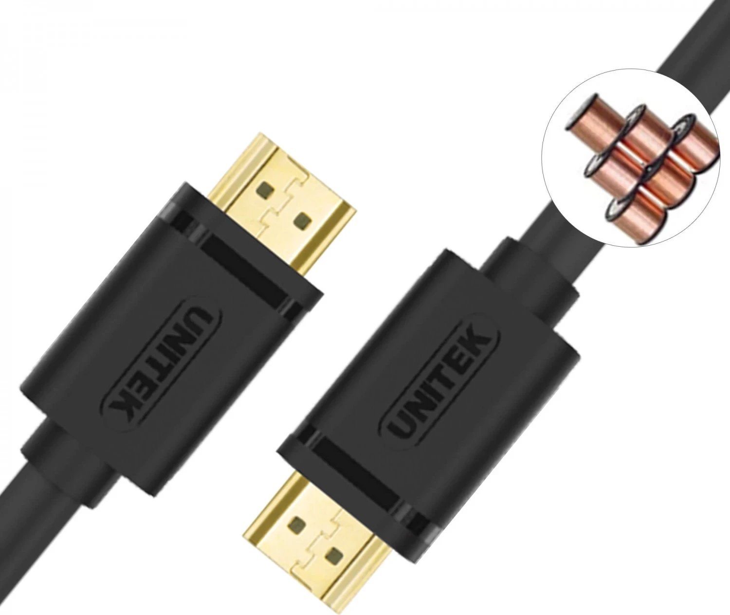 Kabllo HDMI Unitek, e zezë