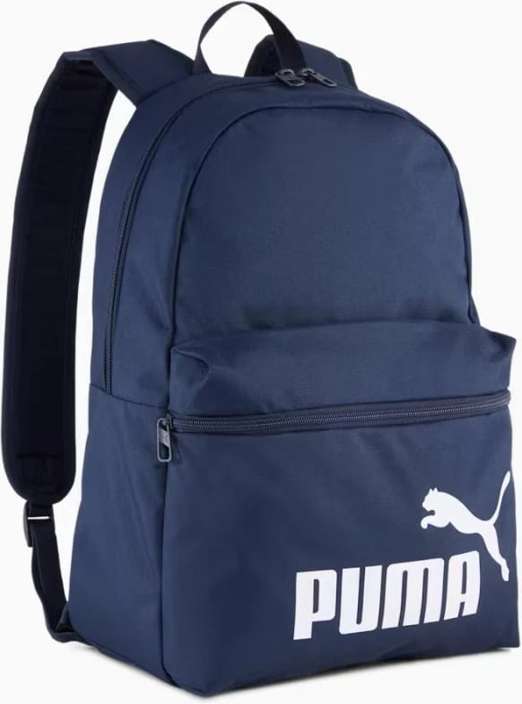 Çantë shpine Puma për meshkuj dhe femra, e zezë dhe blu e marinës