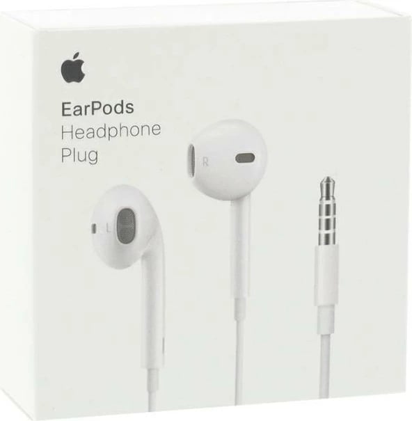 Kufje Apple EarPods MWU53ZM/A me Jack 3.5mm të bardha