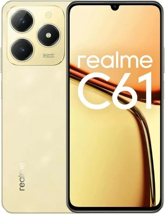 Celular Realme C61 6/256GB Sparkle Gold