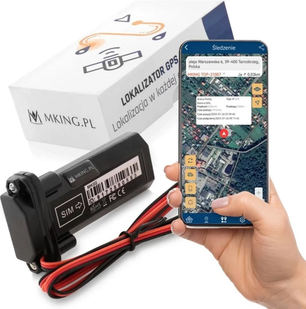 GPS Tracker Mking MK02 për vetura dhe barka