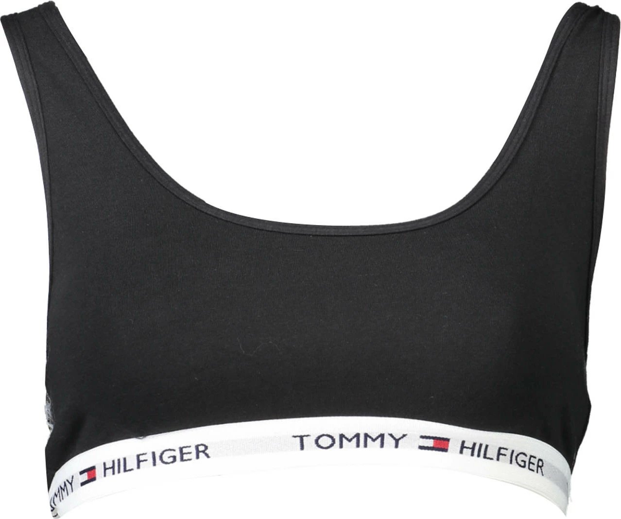 Sports bra Tommy Hilfiger, e zezë 