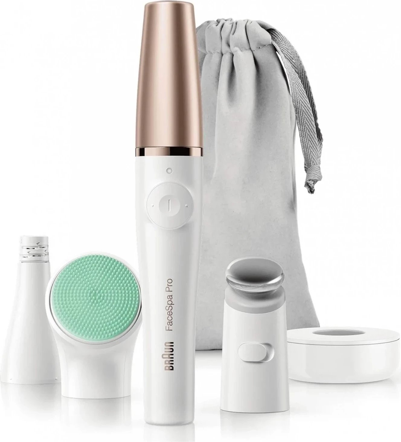 Pajisje depilimi Braun FaceSpa Pro 913, e bardhë