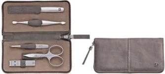 Set manikyr/pedikyr ZWILLING 97445-005-0, 5 pjesë, Çelik inox, Lëkurë