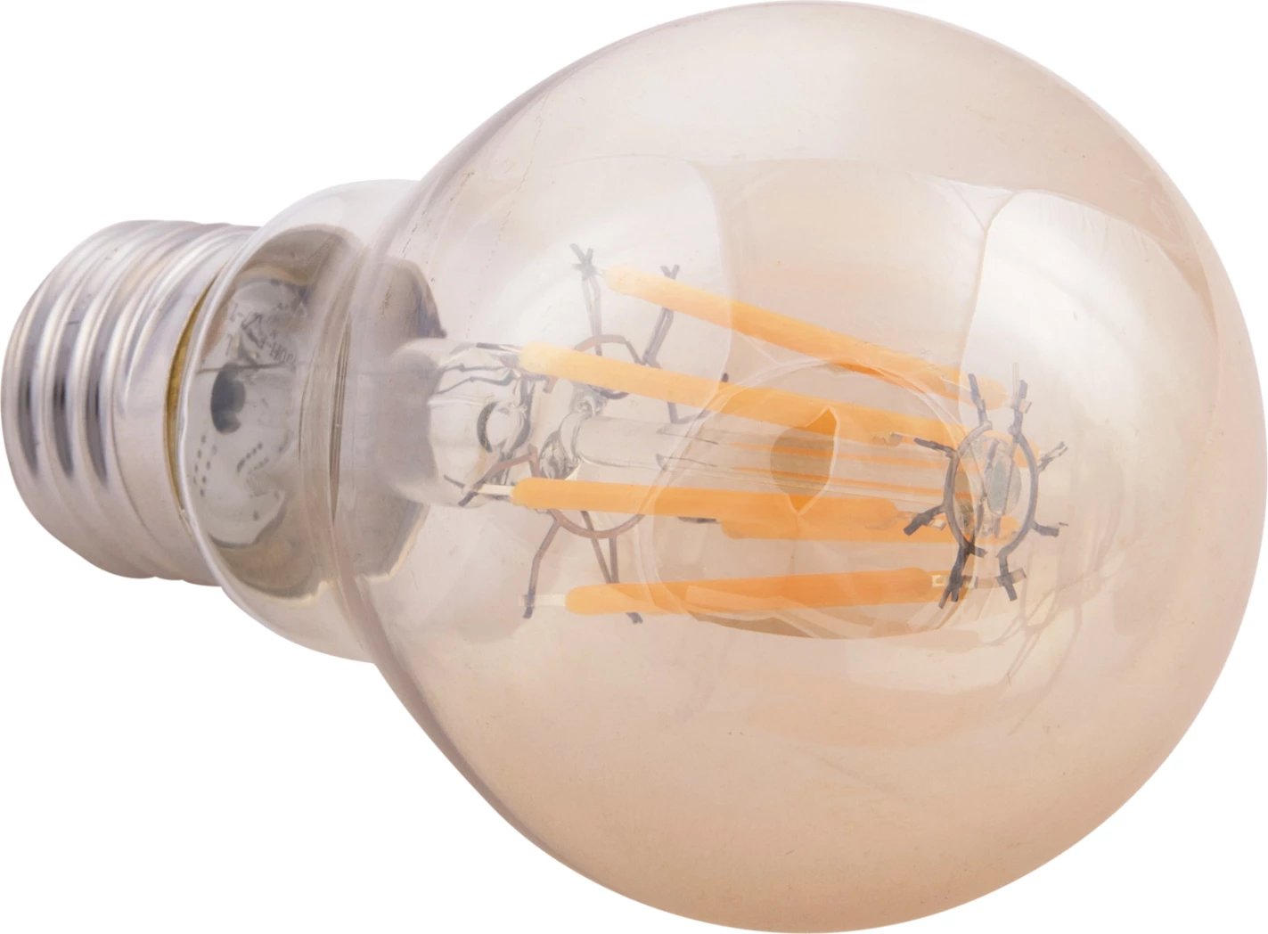 Llampë LED filament, FH4045, 8W, E27, 3000K, ngjyrë ari, e zbehshme